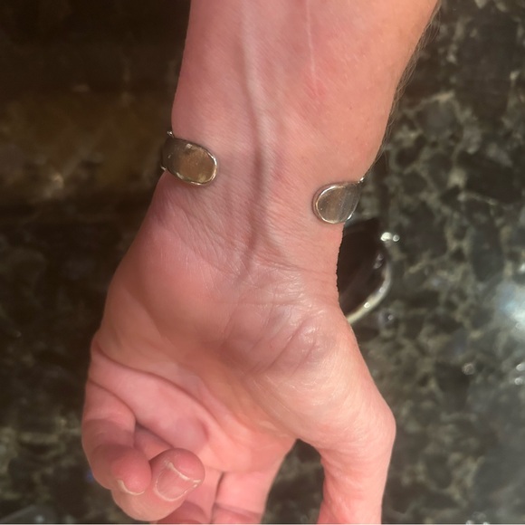 Signature David Dear Designer Cuff Bracelet. Solid 925 Sterling Silver, Size XS - Picture 8 of 16